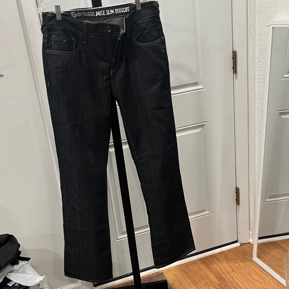 G By GUESS  Dark Bootcut Jeans